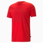 4k Puma 674474-11 Graphics Cat Tee Men - All-Time-Red